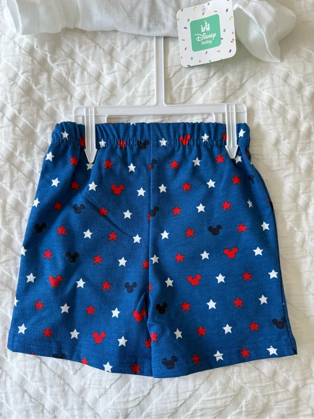 New - Mickey Mouse USA Shorts Set
